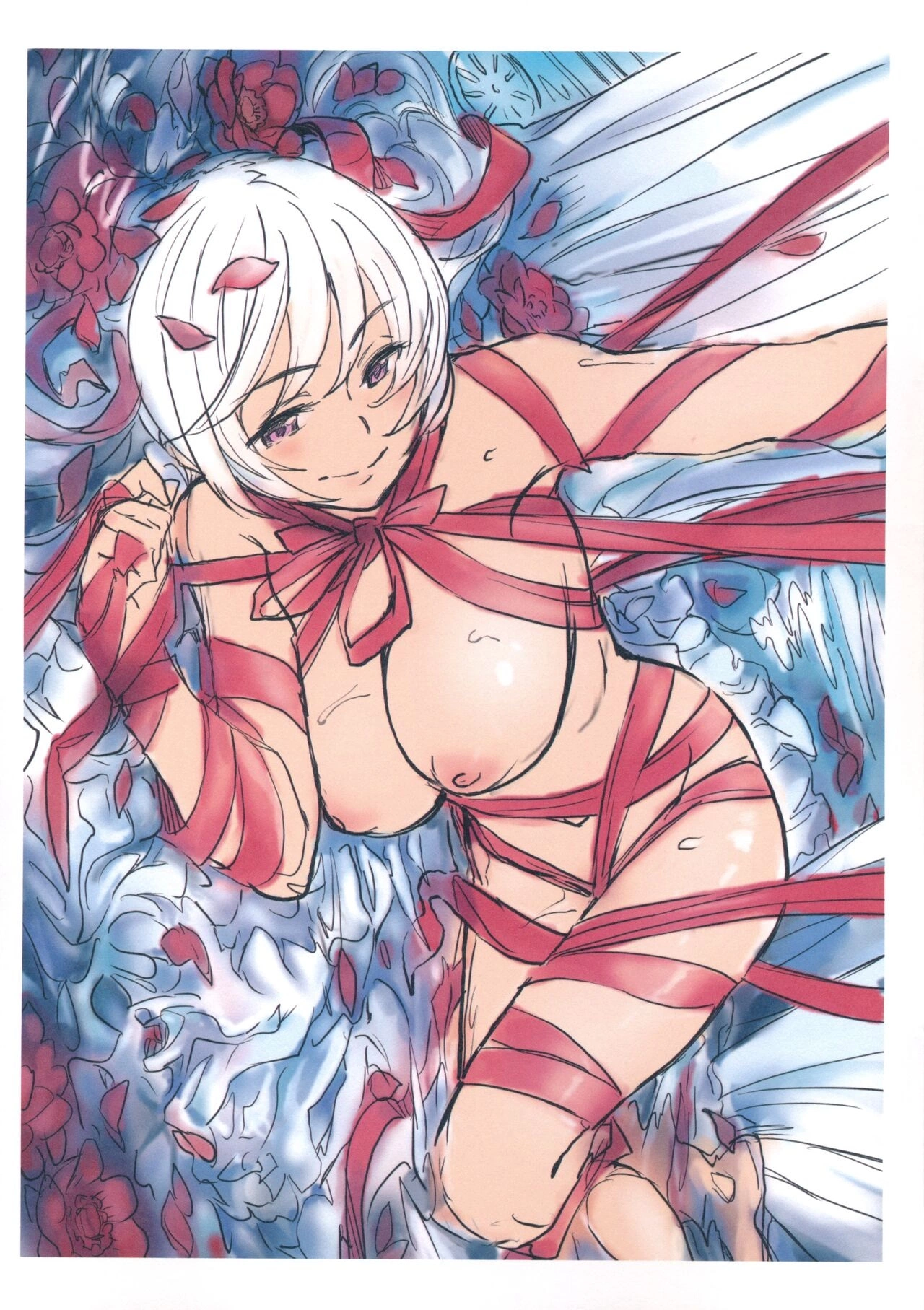 Konnakoto Melonbooks Tokuten 8P Leaflet Mikoukai Rough Shuu 6